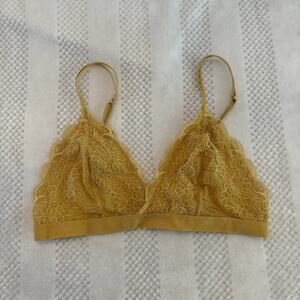 new madewell triangle bralette size Small